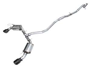 Acura Integra Performance Exhaust - Rear - AWE Tuning - Cat Back Touring - Black - `22-`27